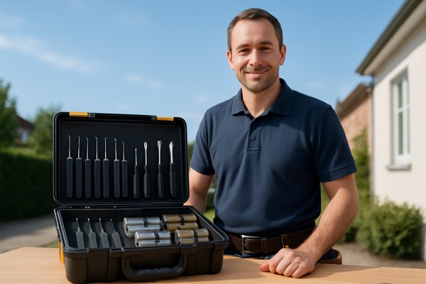 Gereedschapskoffer van de slotenmaker — Slotenmaker Louis